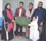 অগ্রদূত প্রতিবন্ধী উন্নয়ন ও সঞ্চয় ঋনদান  সমবায় সমিতির কম্বল বিতরণ media image